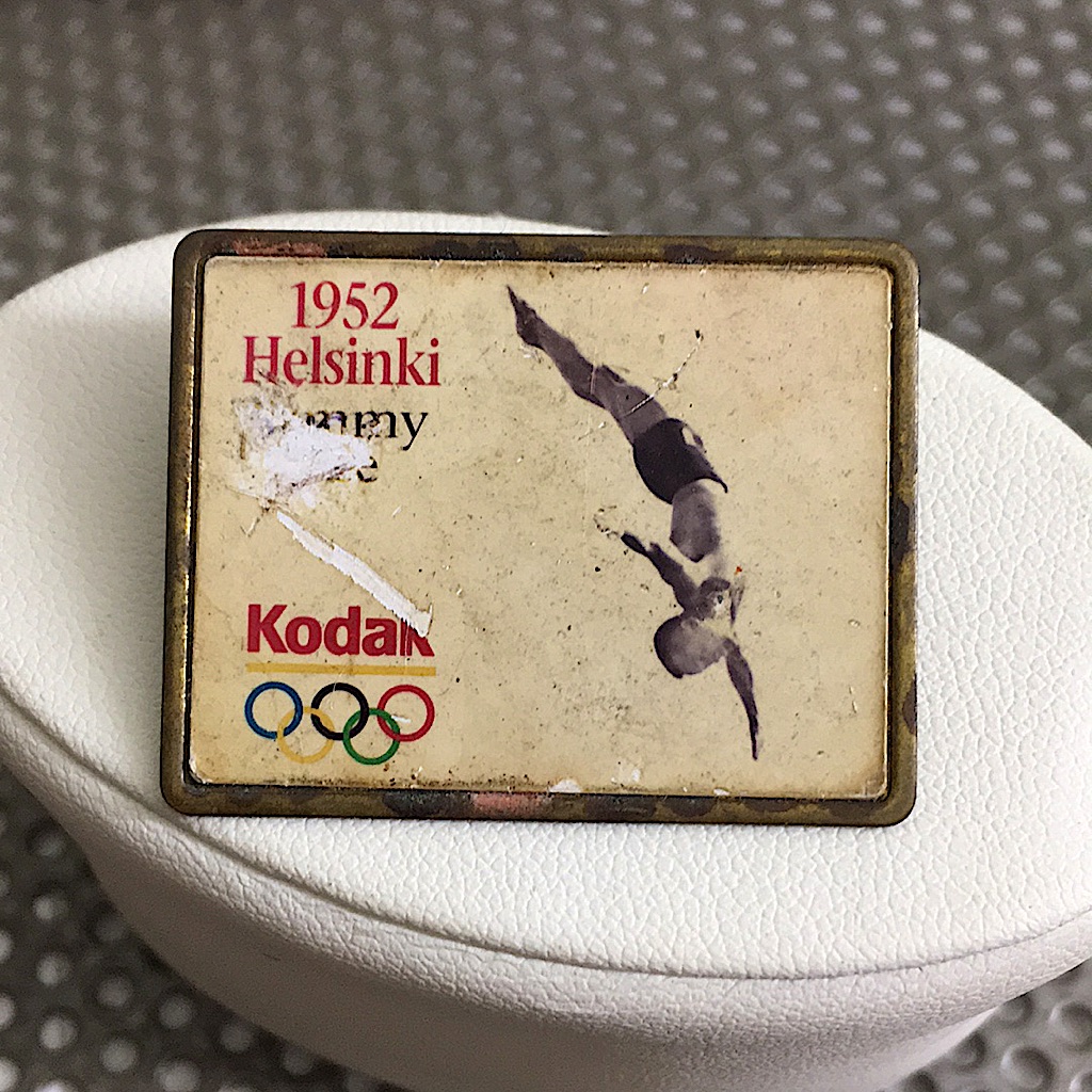 1952 Helsinki Kodak Pin